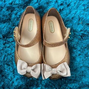 Little girls Mini Melissa sandals- US size 9